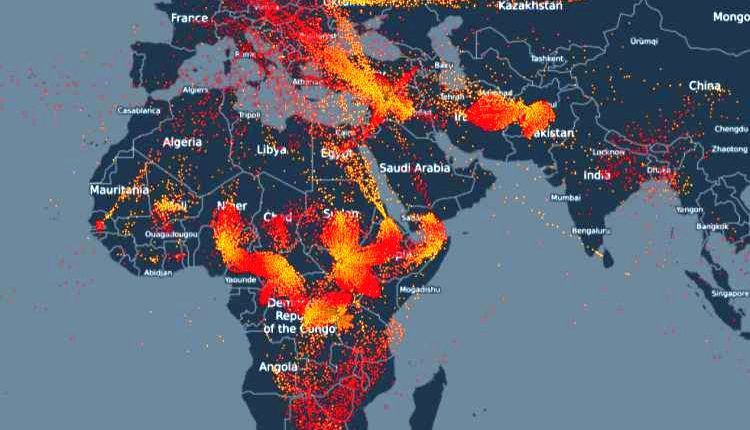 mappa interattiva migrazioni